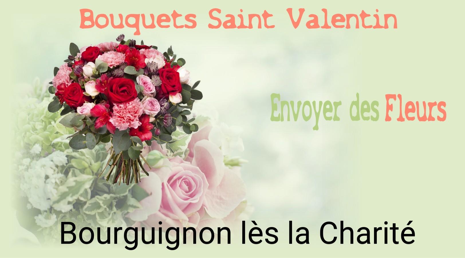 Roses de Saint-Valentin livrées à Bourguignon-lès-la-Charité